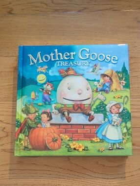 Mother Goose Treasury Children's Book - Colorful Illustrated Cover